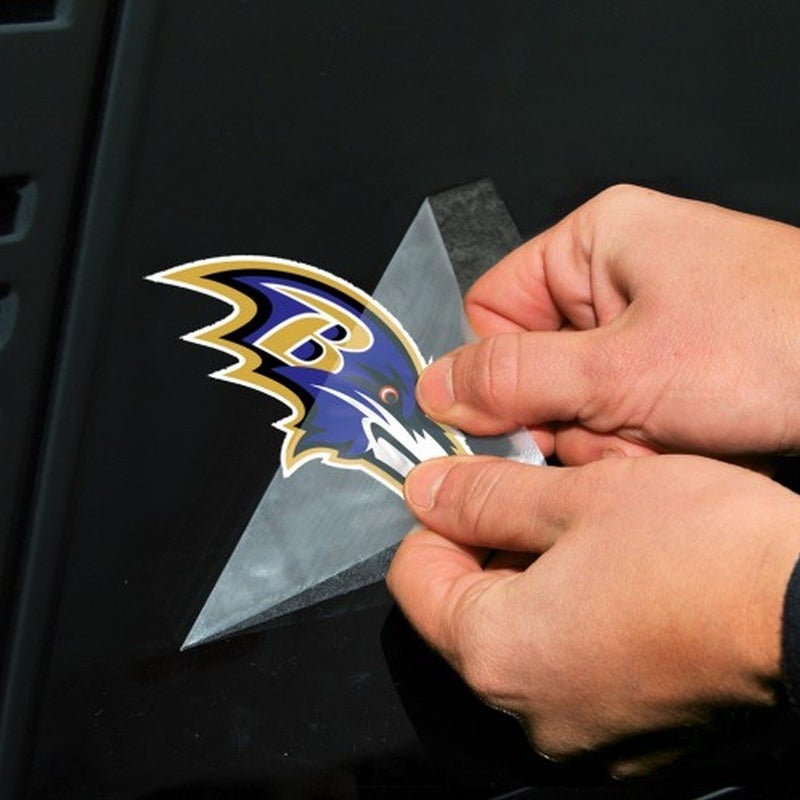 Wincraft NFL Baltimore Ravens 63037011 Perfect Cut Color Decal, 4"" x 4"", Black - Image 2